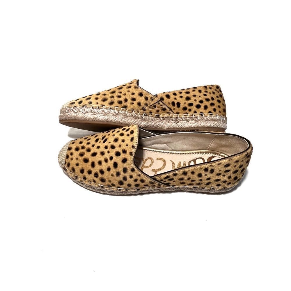 🎉HP 🎉NIB Sam Edelman Kesia Tan Cheeta Flats - Picture 8 of 11